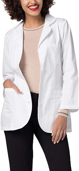 Adar Universal Lab Coats for Women - Princess Cut 30" Consultation Lab Coat