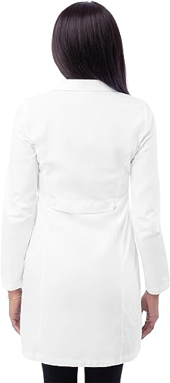 Adar Universal Lab Coat for Women - Slim-Cut Medical Lab Coat